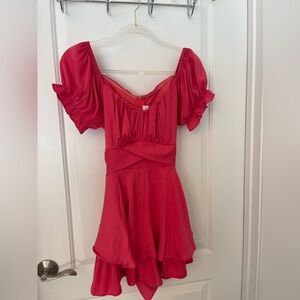 Pink Romper - looks like a dress on!
